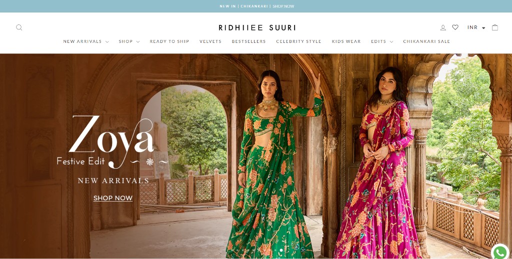 Ridhiiee Suuri homepage preview